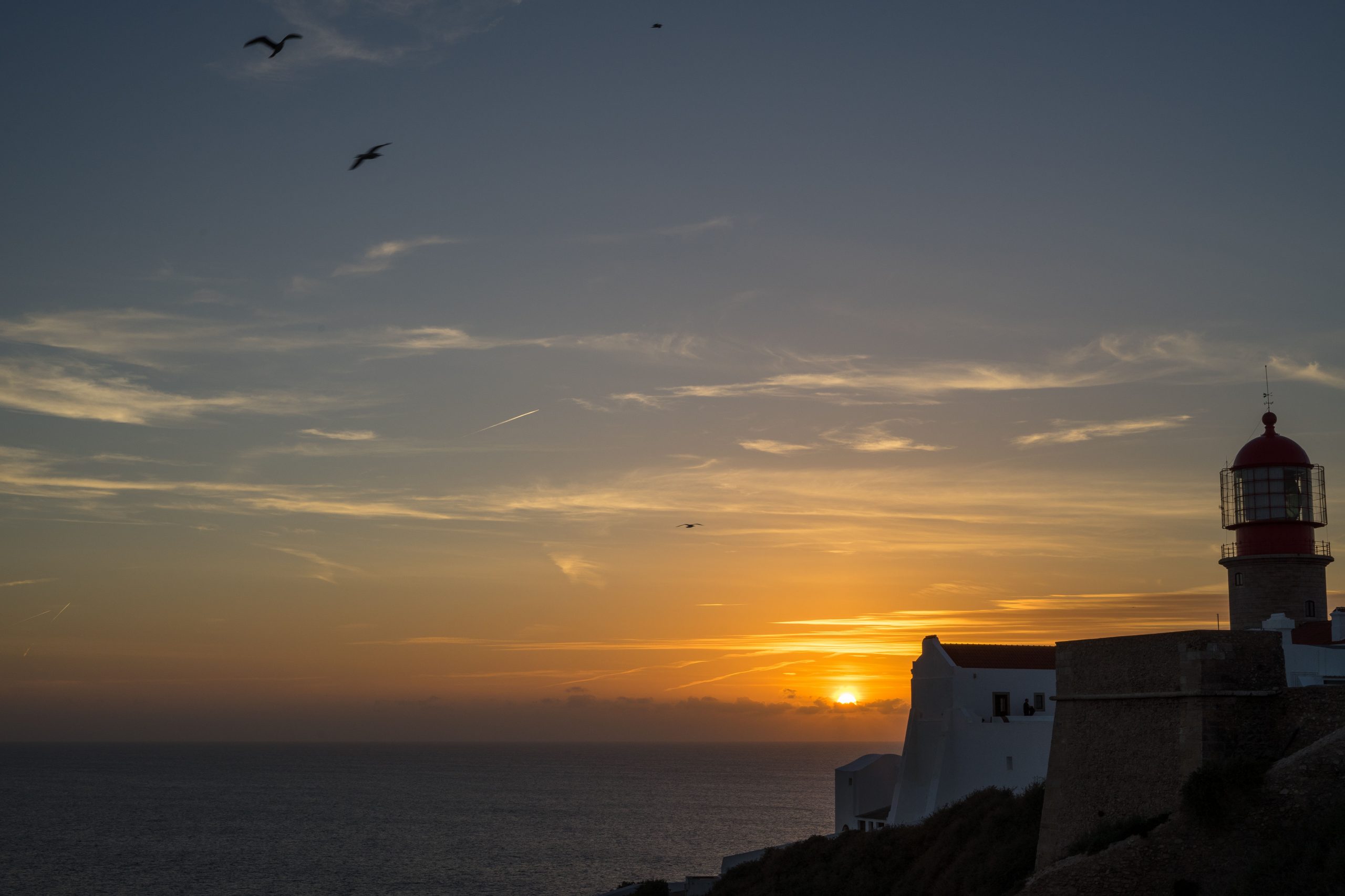Sunset at Cabo São Vicente