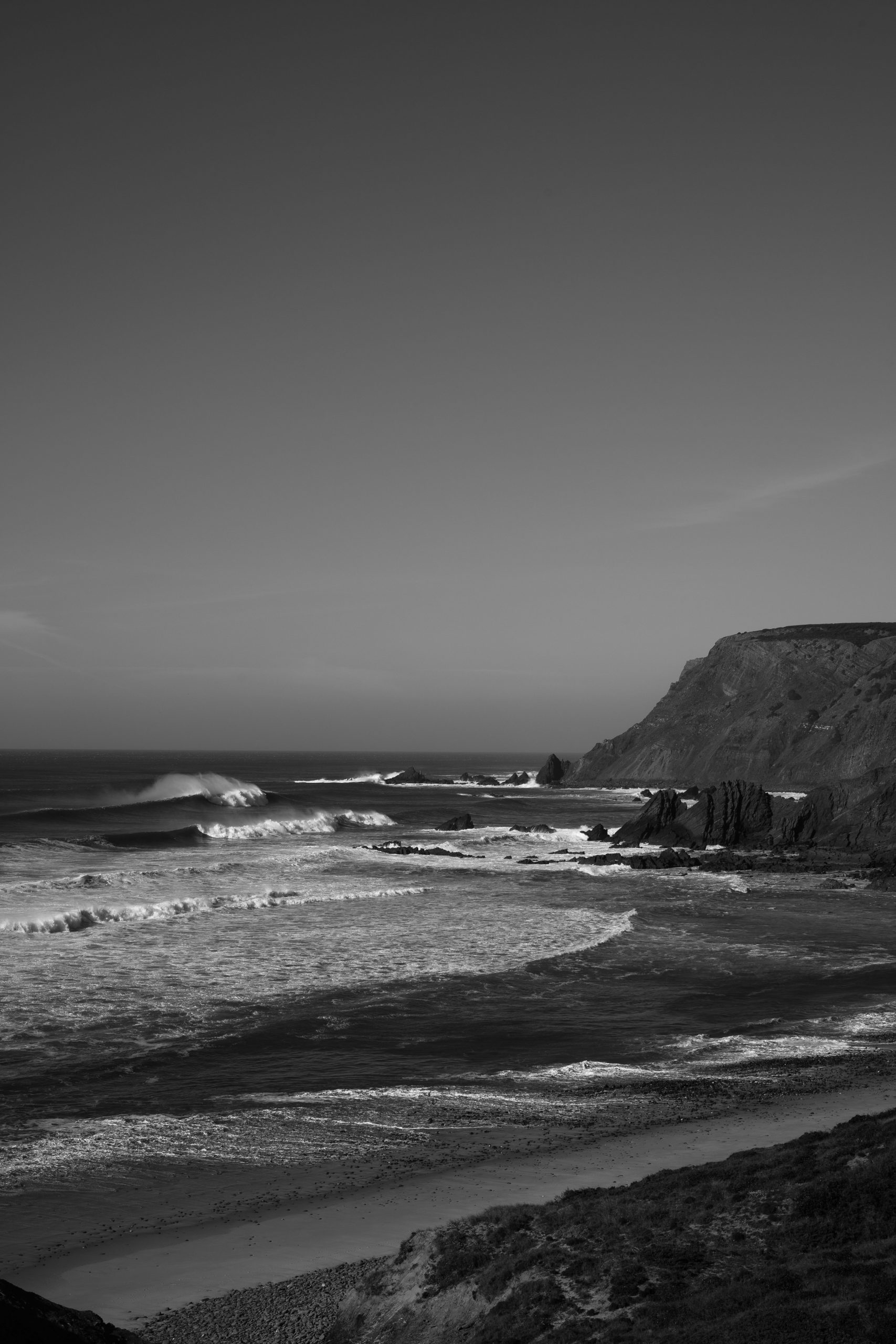 Praia da Ponta Ruiva com onda