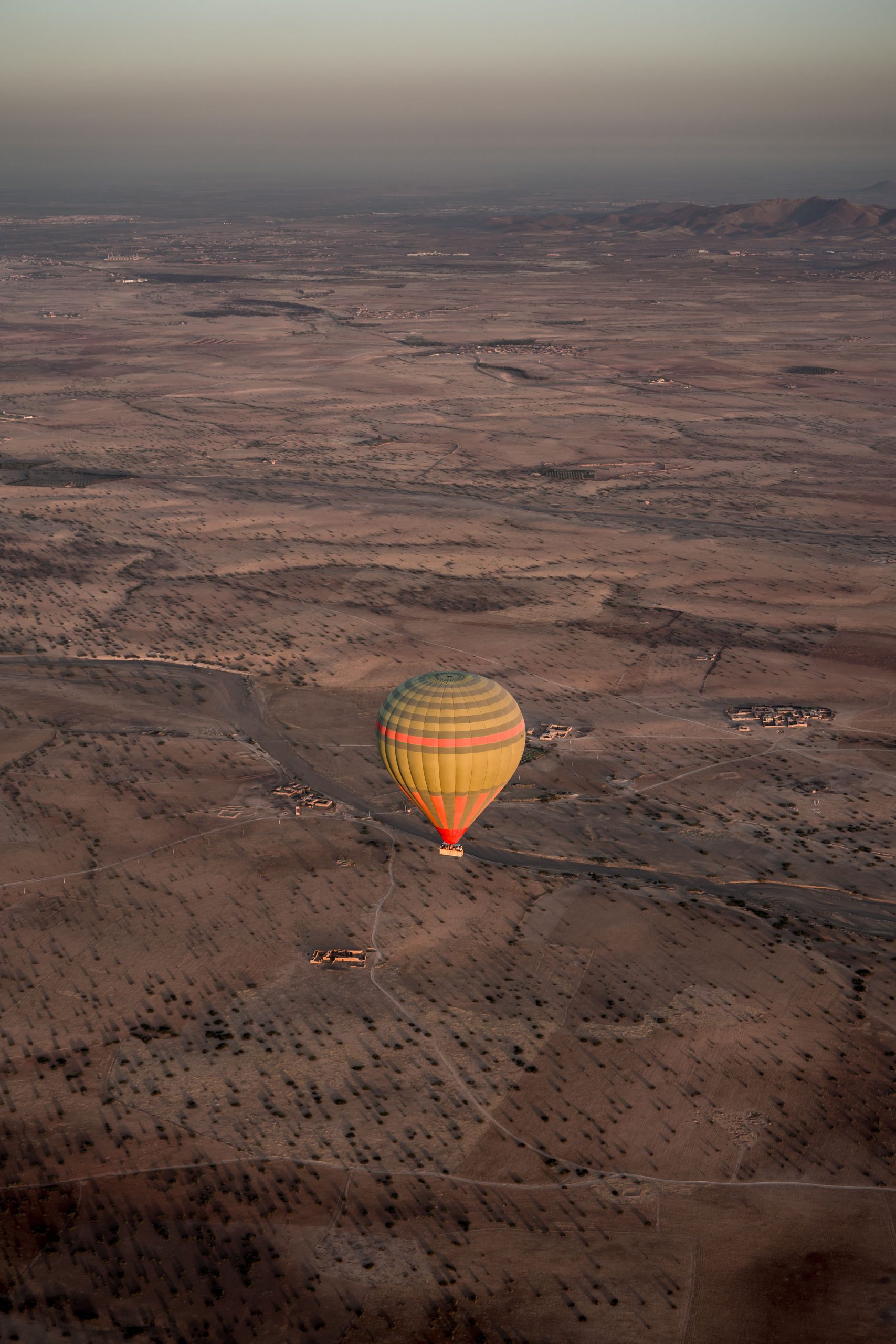 Balão de ar quente em Marrocos 